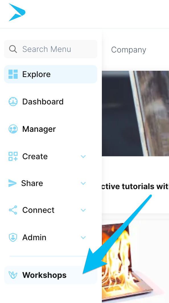 Workshops nav bar.png